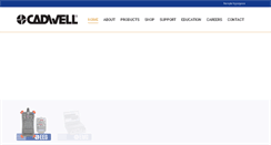 Desktop Screenshot of cadwell.com